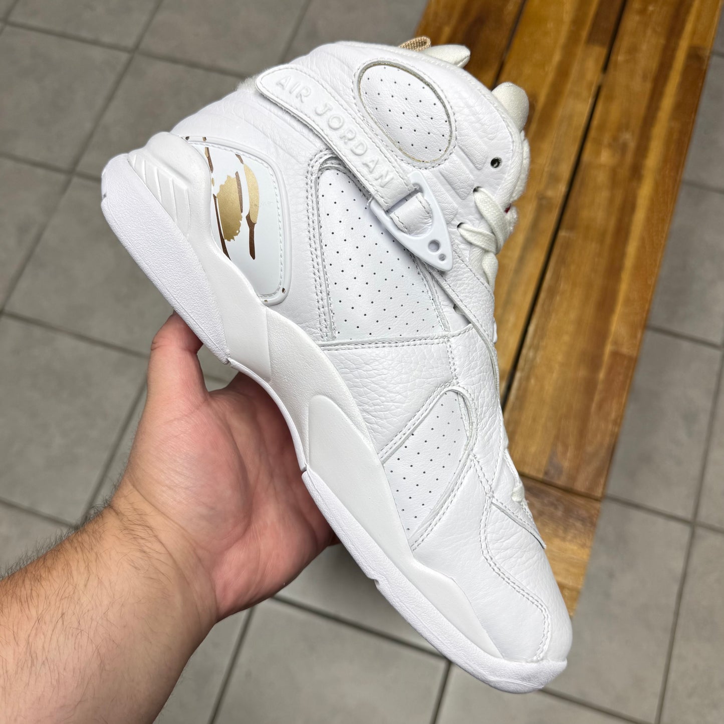 Air Jordan 8 Retro x OVO White (Worn)