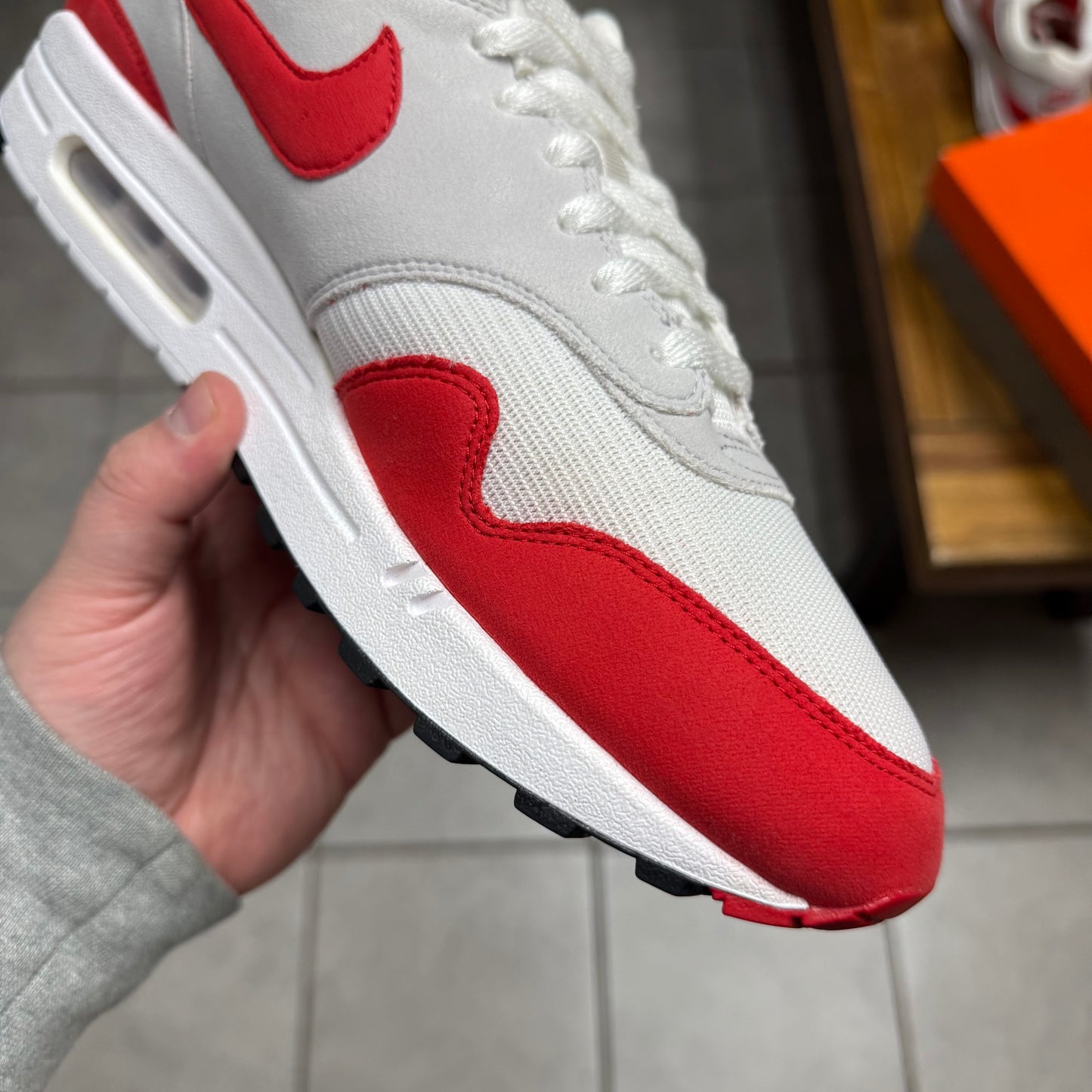 Air Max 1 OG Anniversary Red (Worn)