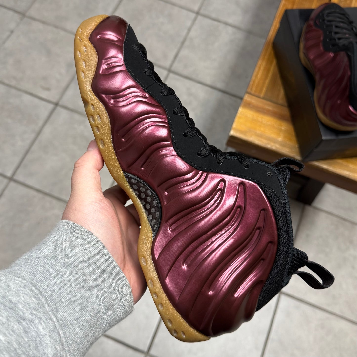 Air Foamposite One Maroon (Worn)