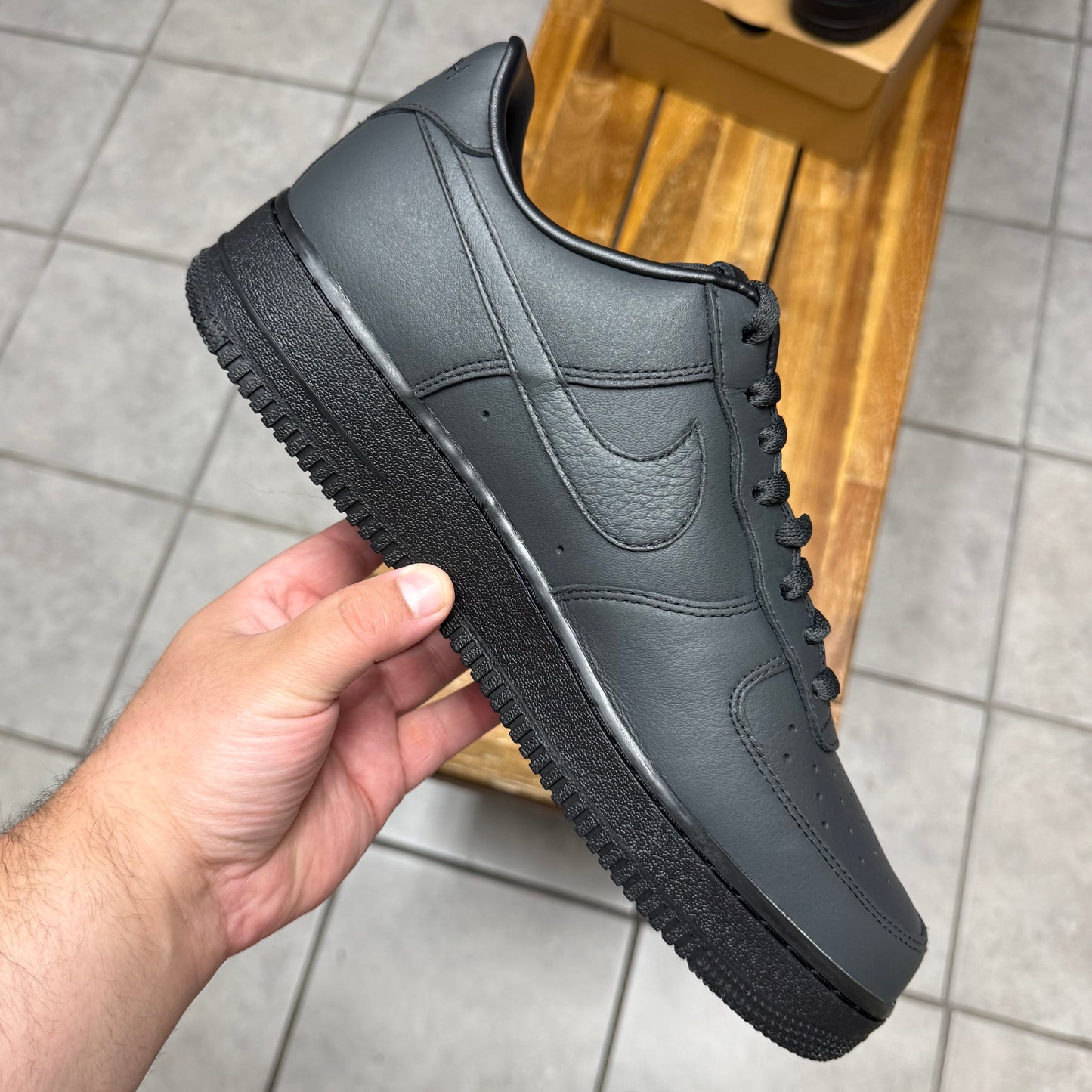 Air Force 1 Low Dirty Triple Black
