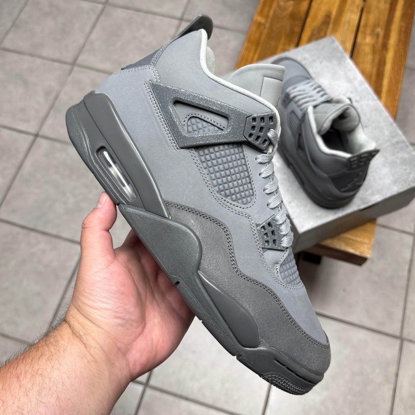 Jordan 4 Wet Cement