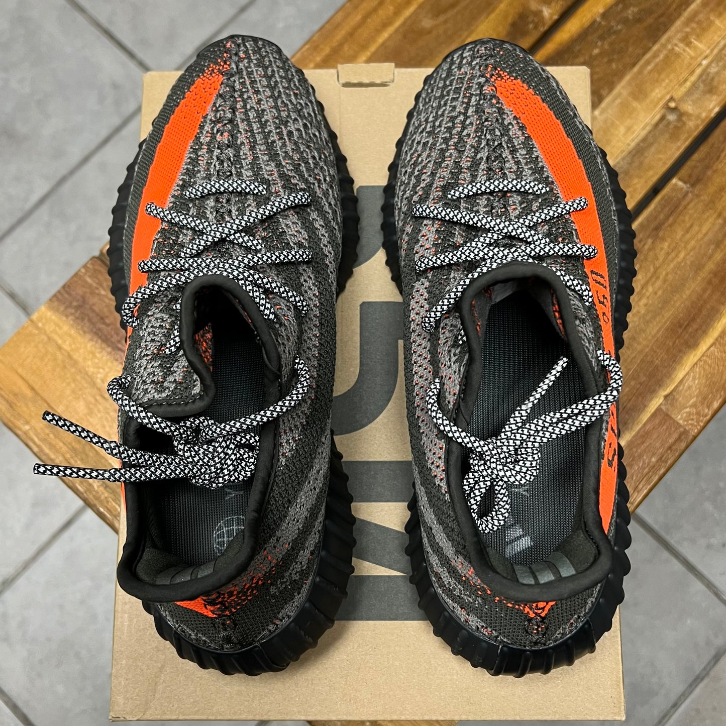 Yeezy 350 V2 Carbon Beluga (Worn)