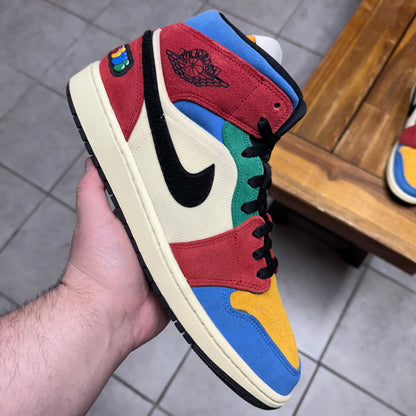 Jordan 1 Mid x Blue The Great ‘Fearless’ (Worn)