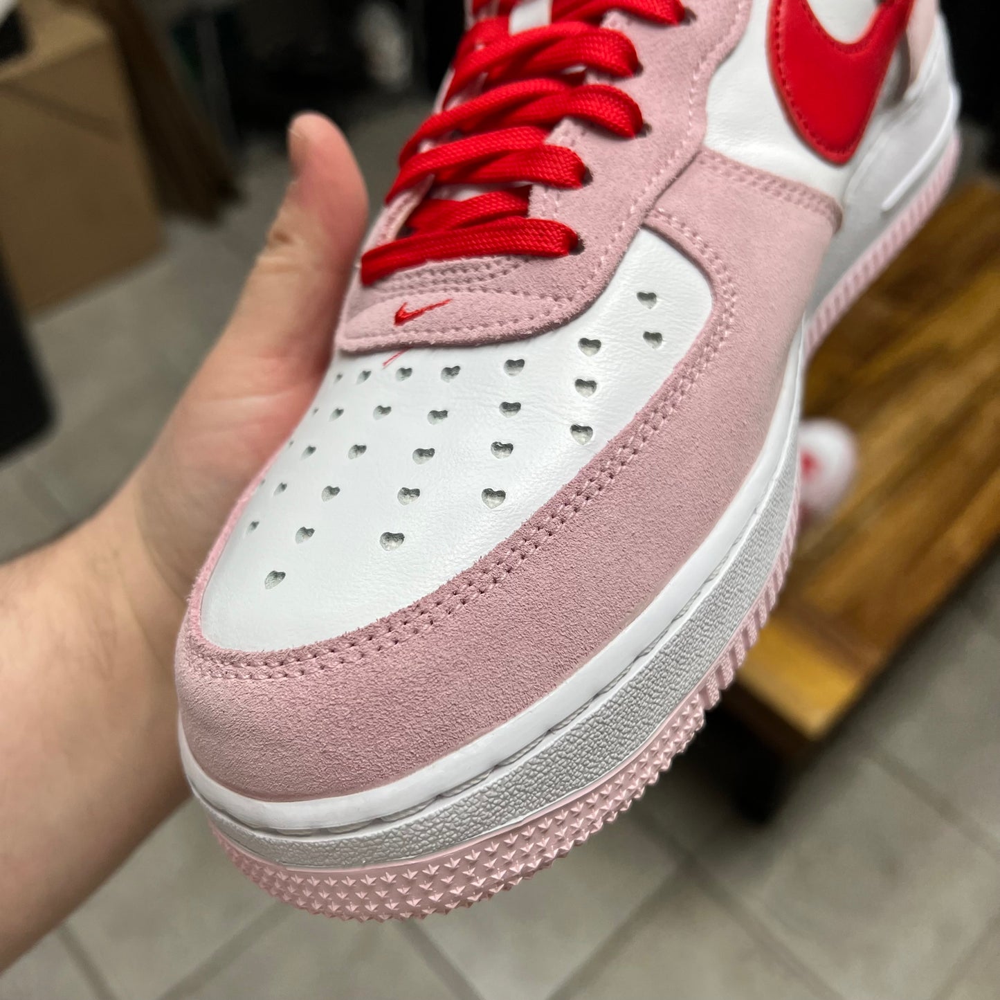 AF1 Low Valentine’s Day Love Letter (Worn)