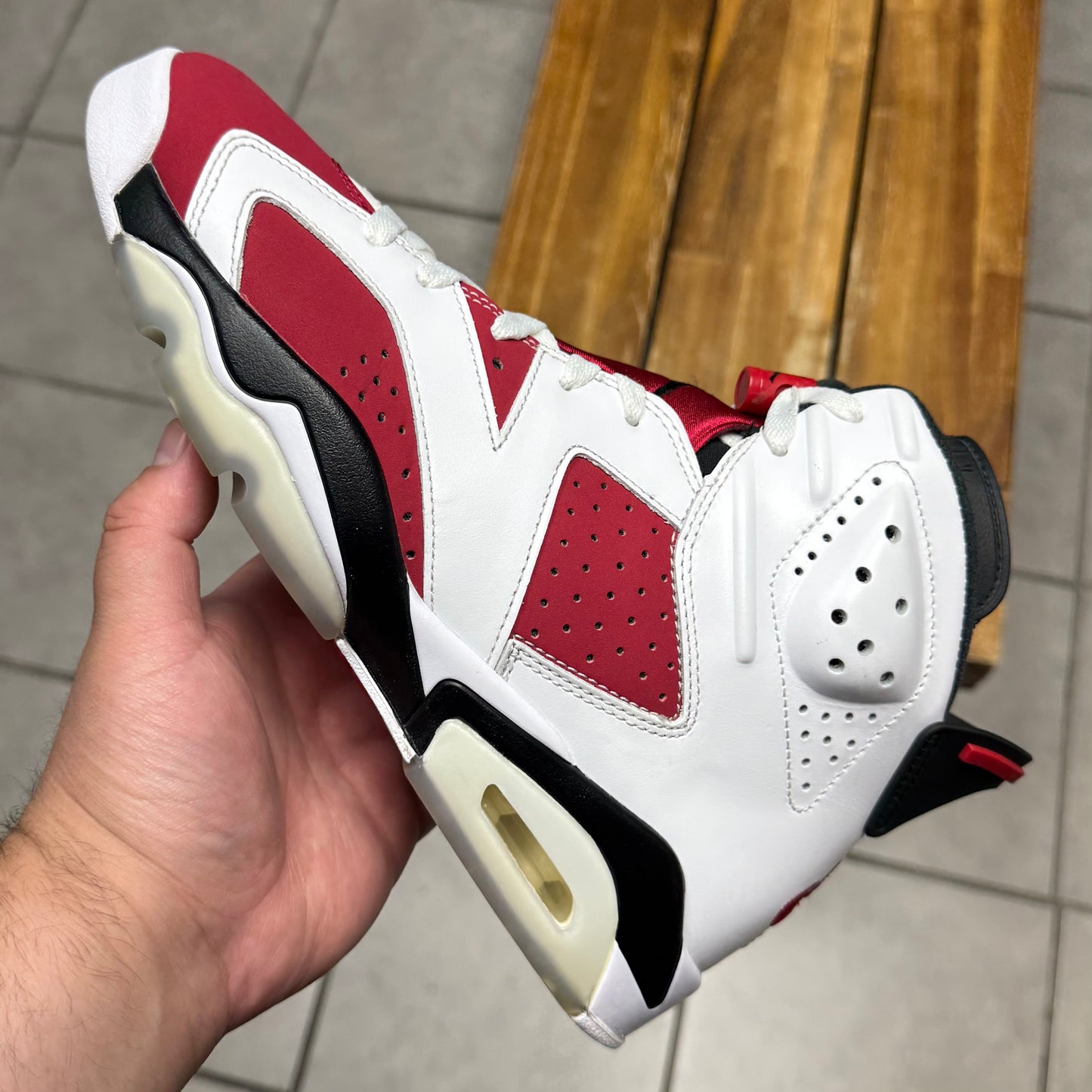 Jordan 6 Carmine (Worn)