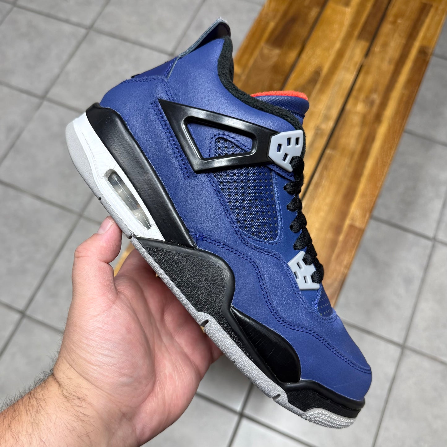 Jordan 4 Retro Winter Loyal Blue (Worn)
