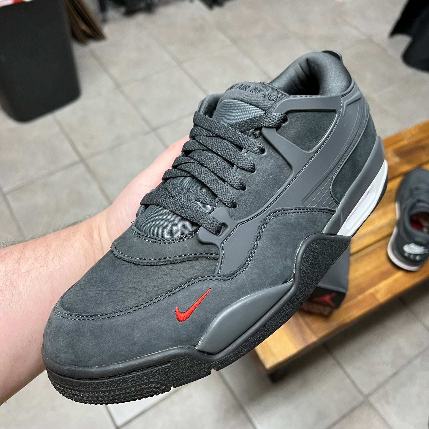 Jordan 4 RM SP x Nigel Sylvester Driveway Grey