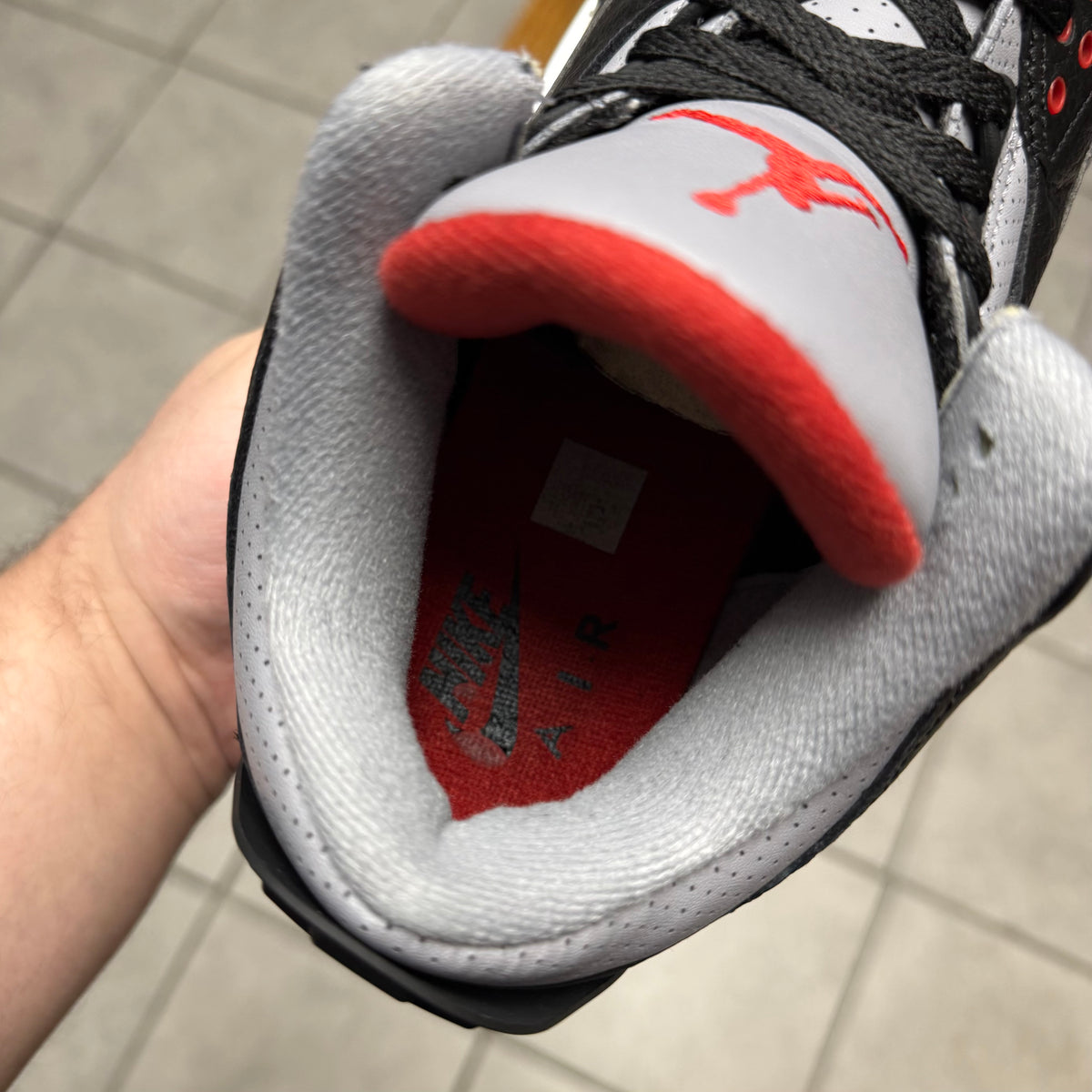 Jordan 3 Black Cement 2018 (Worn)