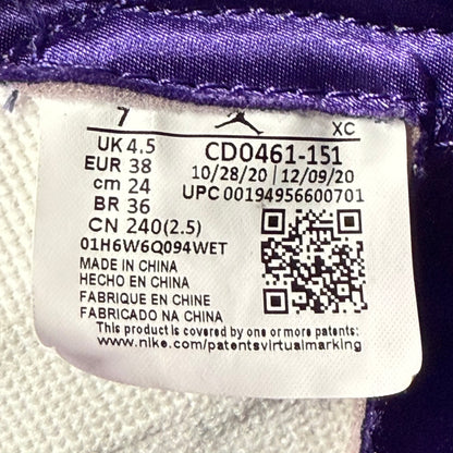 Jordan 1 High OG Court Purple W (Worn)