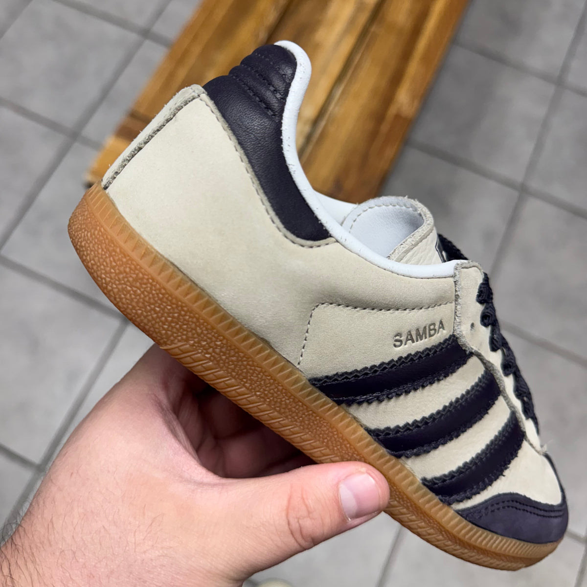 Adidas Samba OG ‘Putty Grey’ (Worn)
