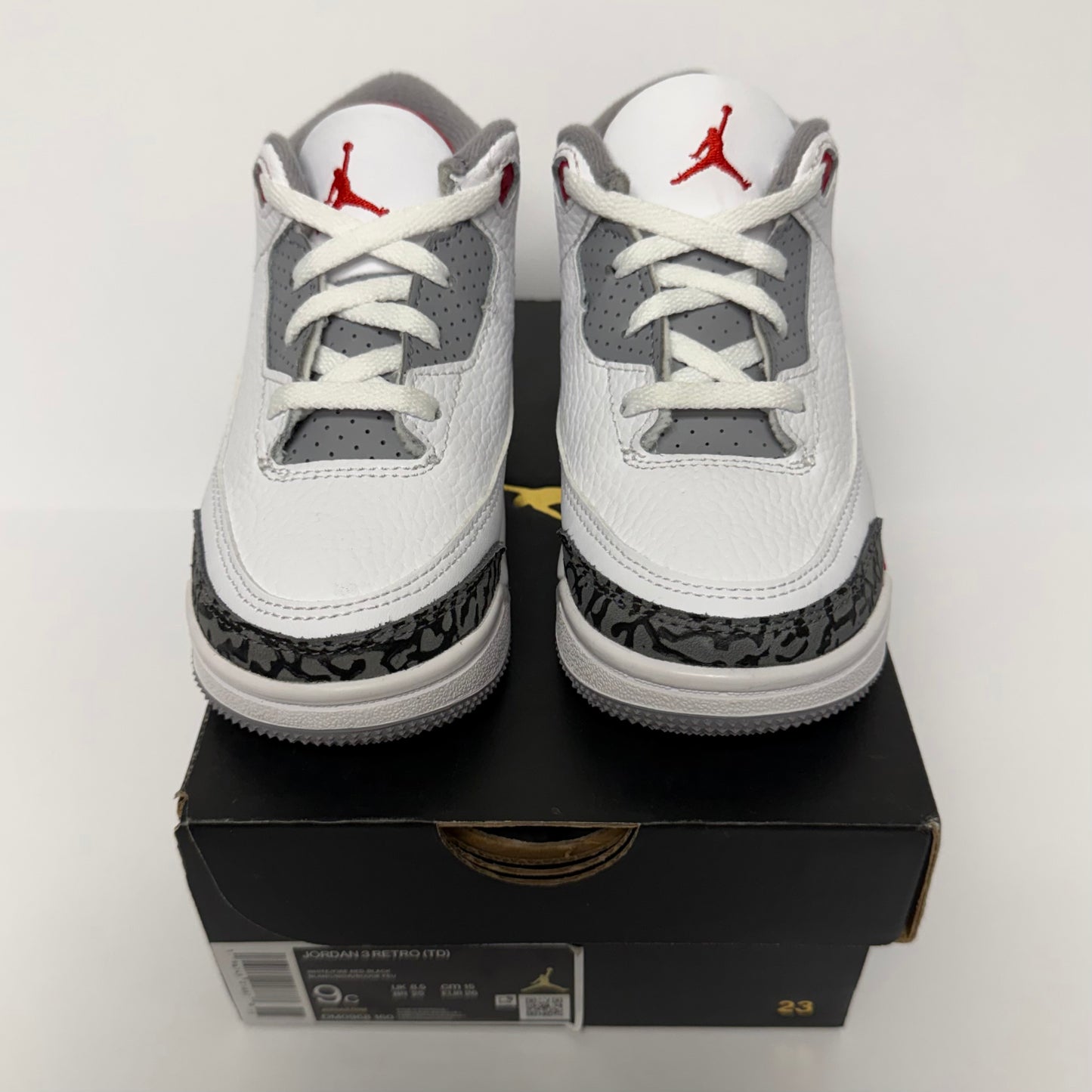 Jordan 3 Fire Red TD (Worn)