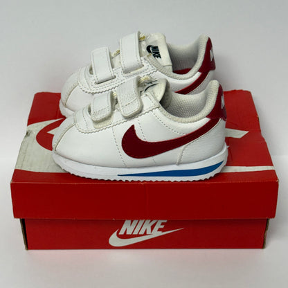 Nike Cortez White Varsity Red TD (Worn)