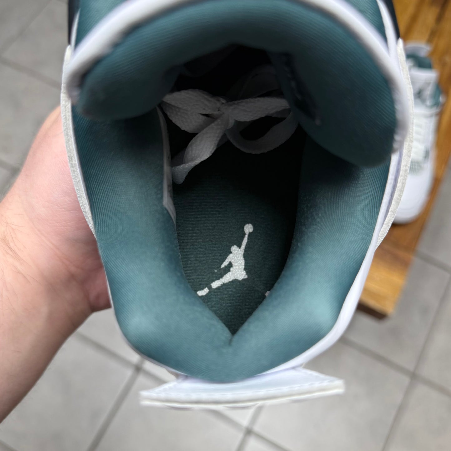 Jordan 4 Oxidized Green (Worn)