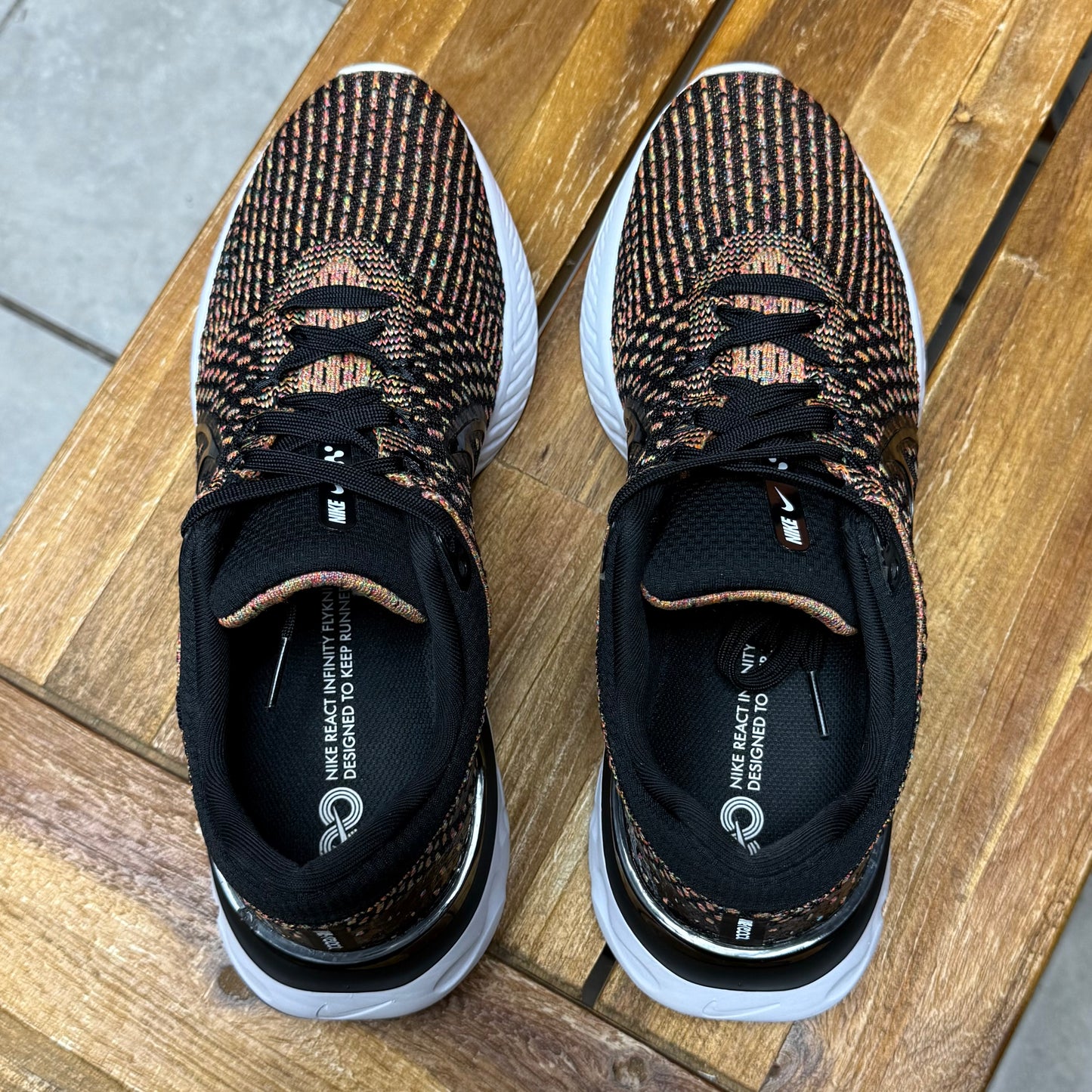 Nike React Infinity Run Flyknit 3 Black Multi (Worn)