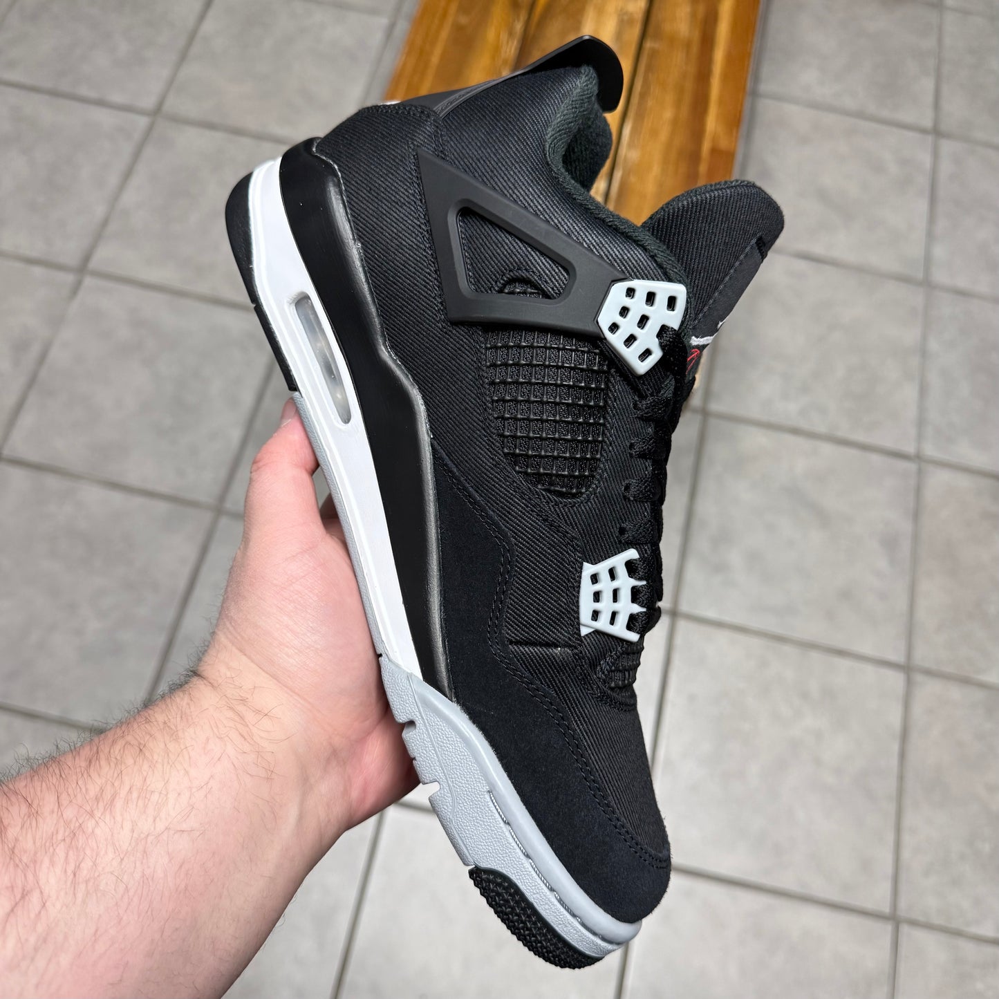 Jordan 4 Black Canvas