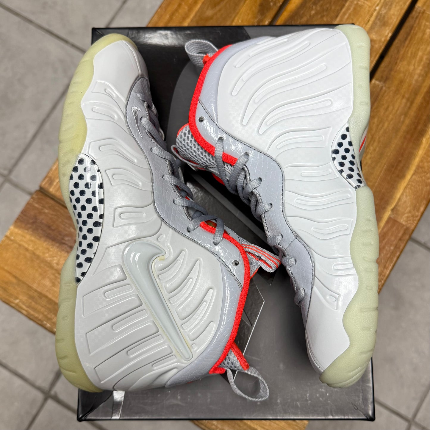 Nike Little Posite Pro Pure Platinum (GS/Worn)