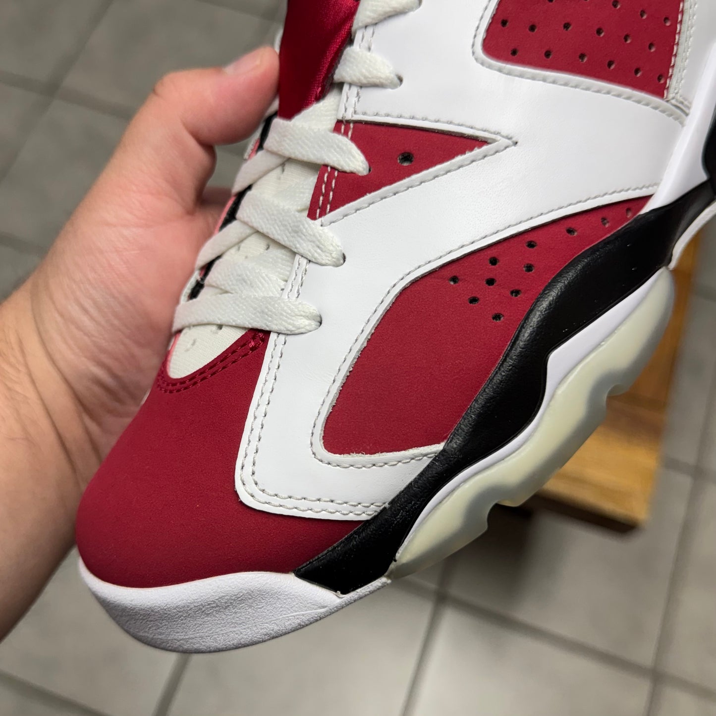 Jordan 6 Carmine (Worn)