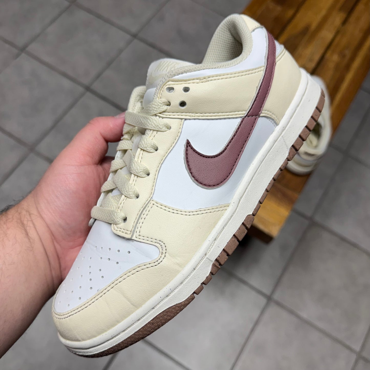Dunk Next Nature Low Coconut Mauve W (Worn)
