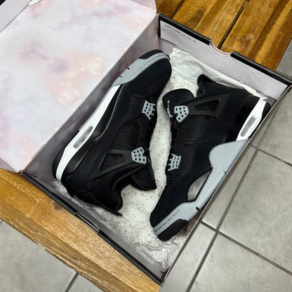 Jordan 4 Black Canvas