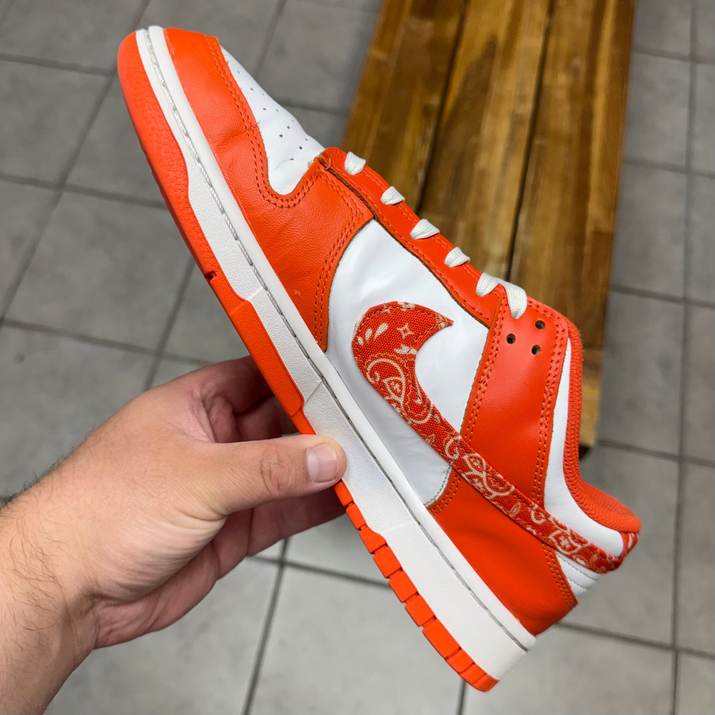 Dunk Low Orange Paisley (Worn)