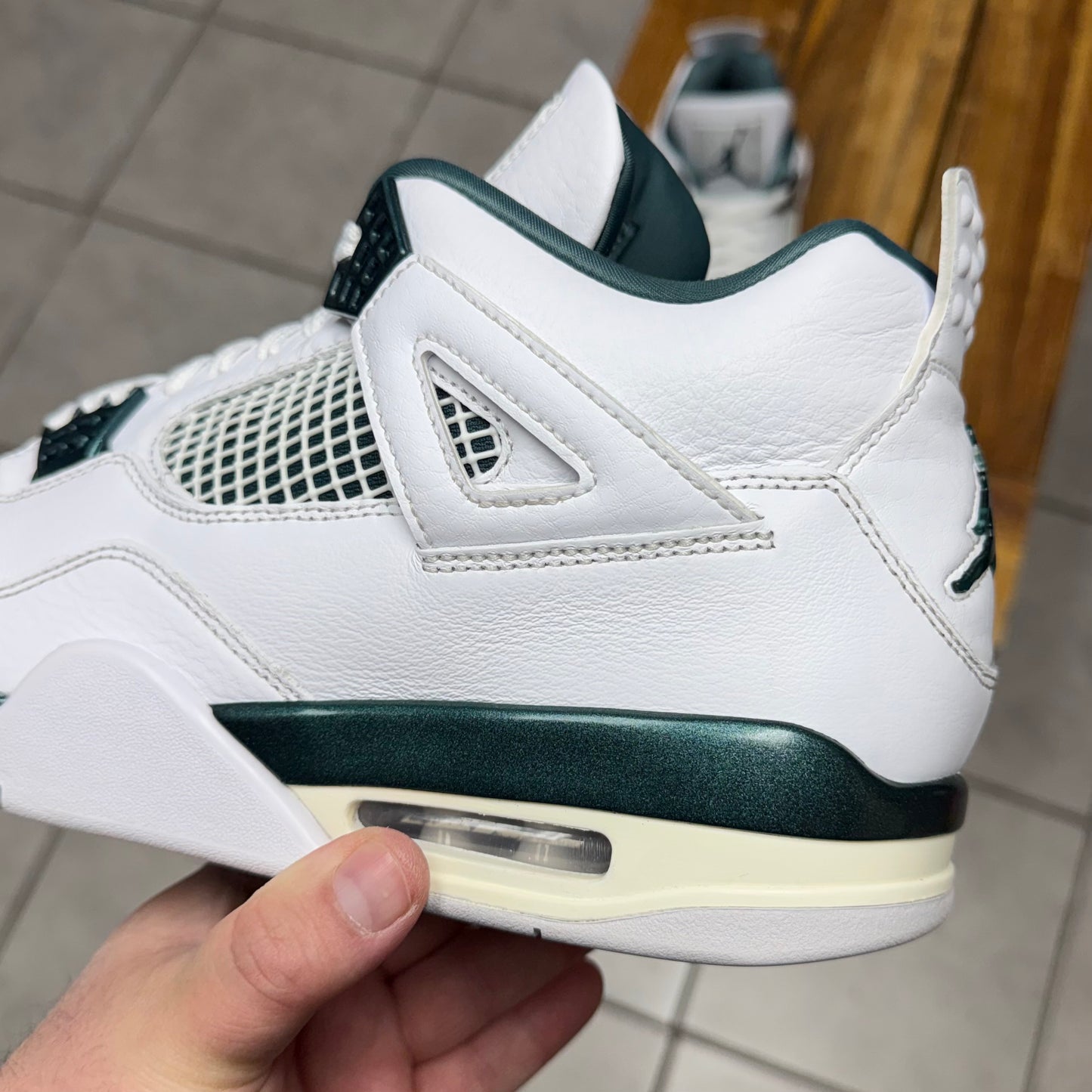 Jordan 4 Oxidized Green (Worn)