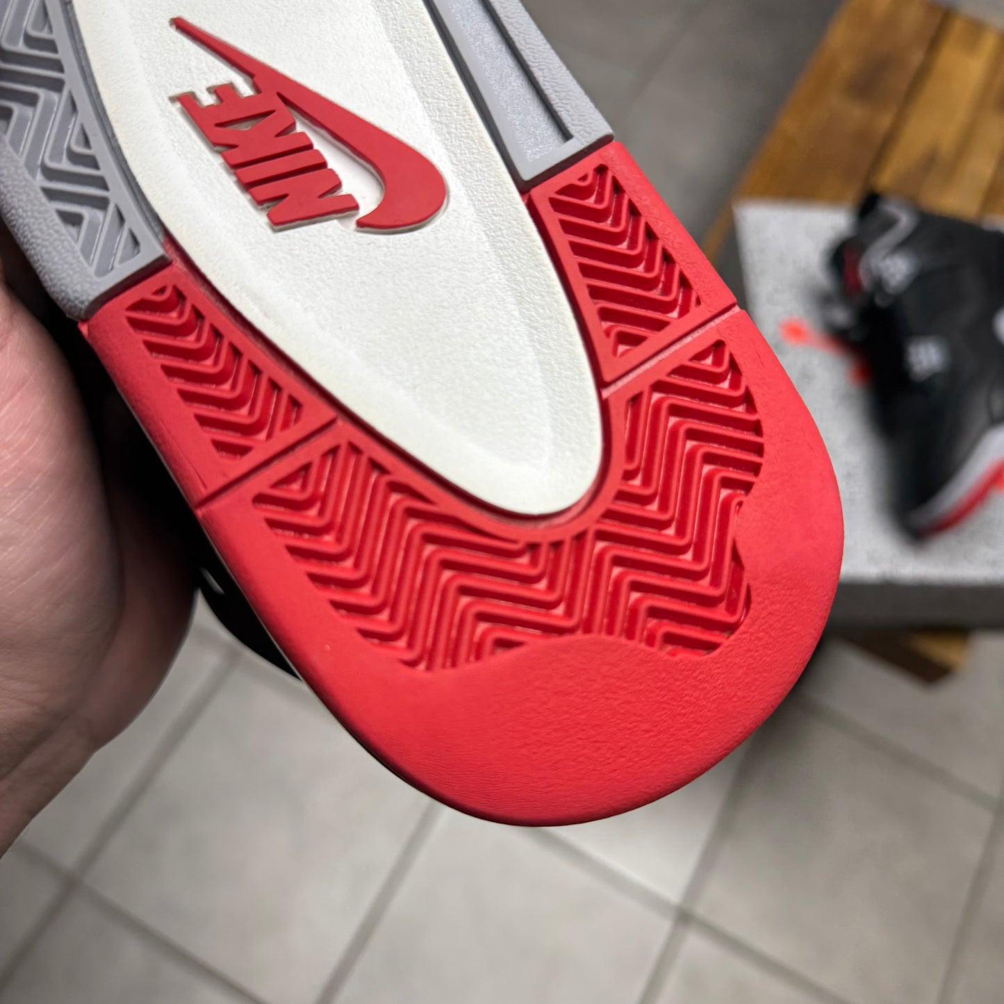 Jordan 4 Bred Reimagined (Worn)