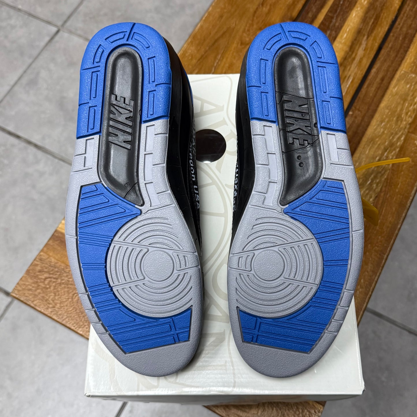 Jordan 2 Low x Off-White Black Varsity Royal