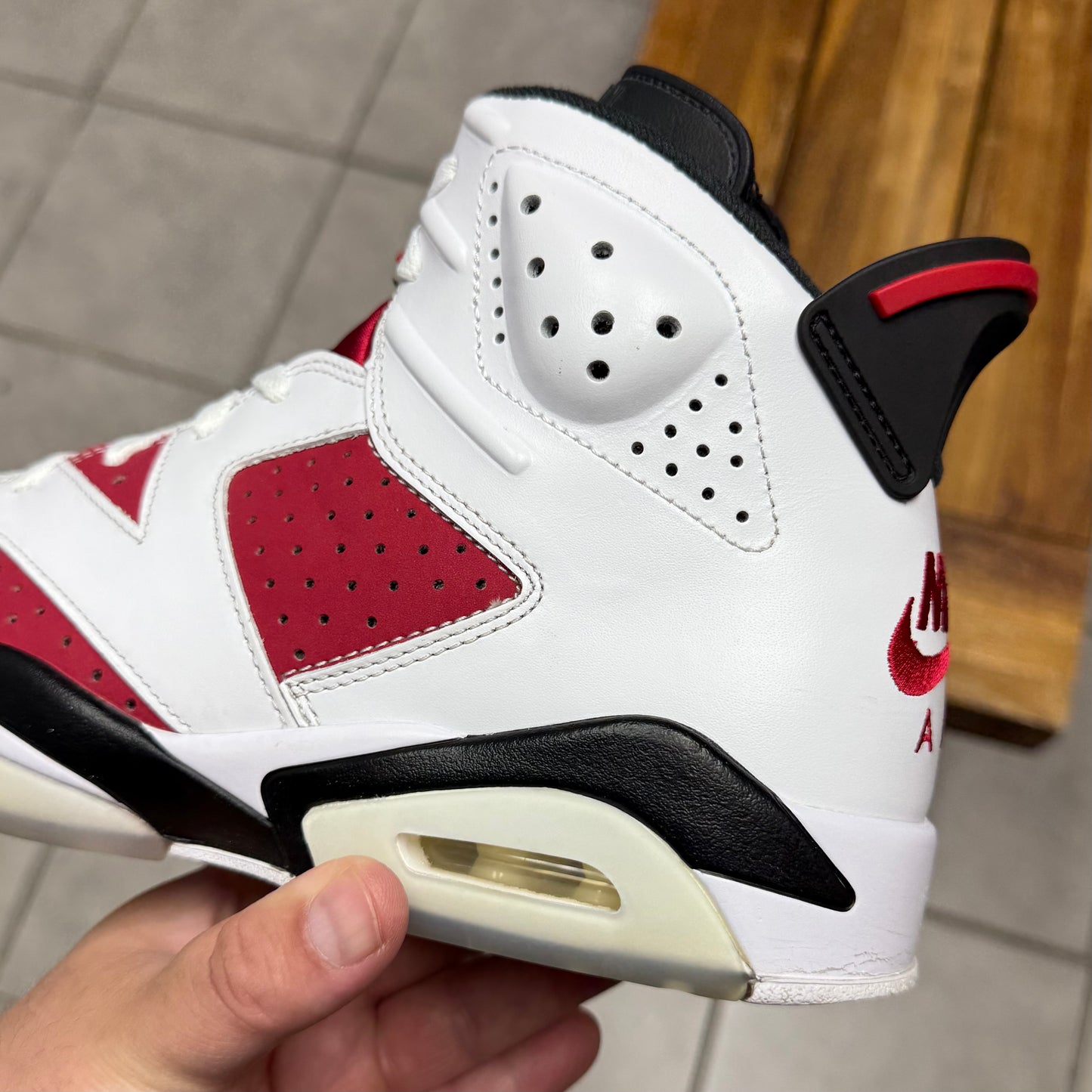 Jordan 6 Carmine (Worn)