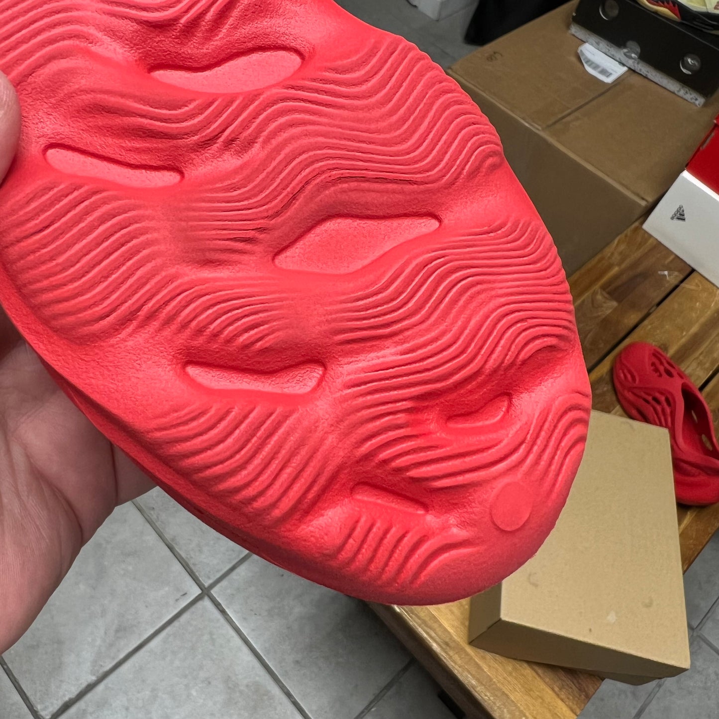 Yeezy Foam Runner Vermillion (Worn)