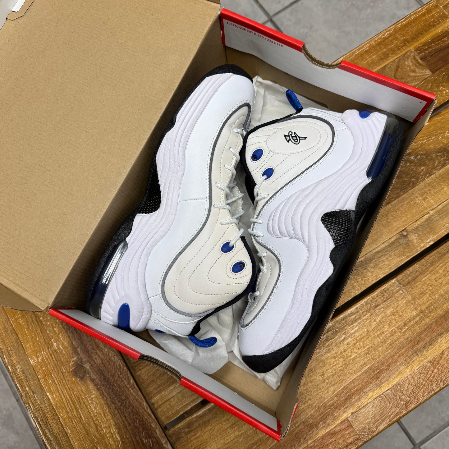 Air Penny 2 White Royal 2016 (Worn)