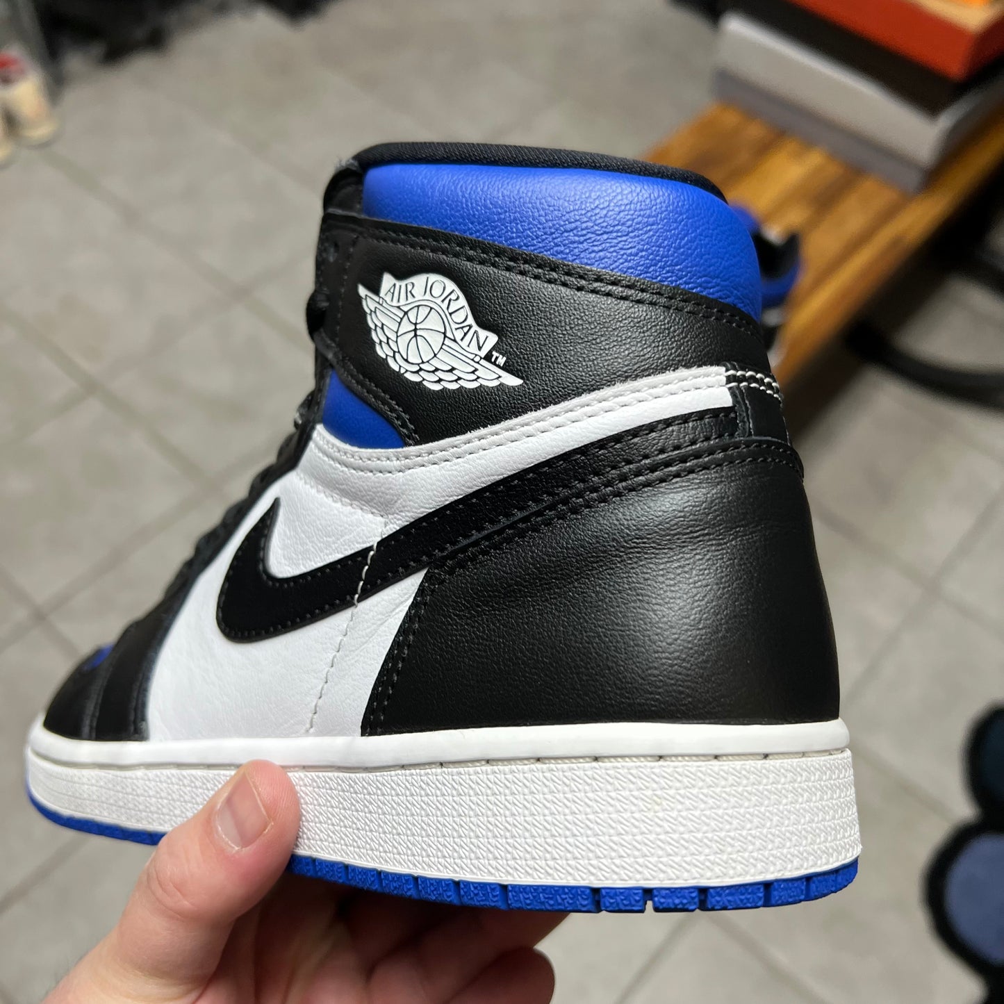 Jordan 1 High OG Royal Toe (Worn)