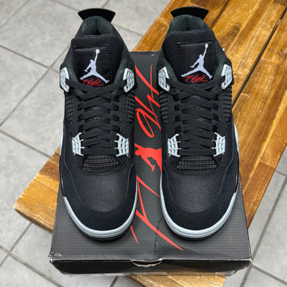 Jordan 4 Black Canvas
