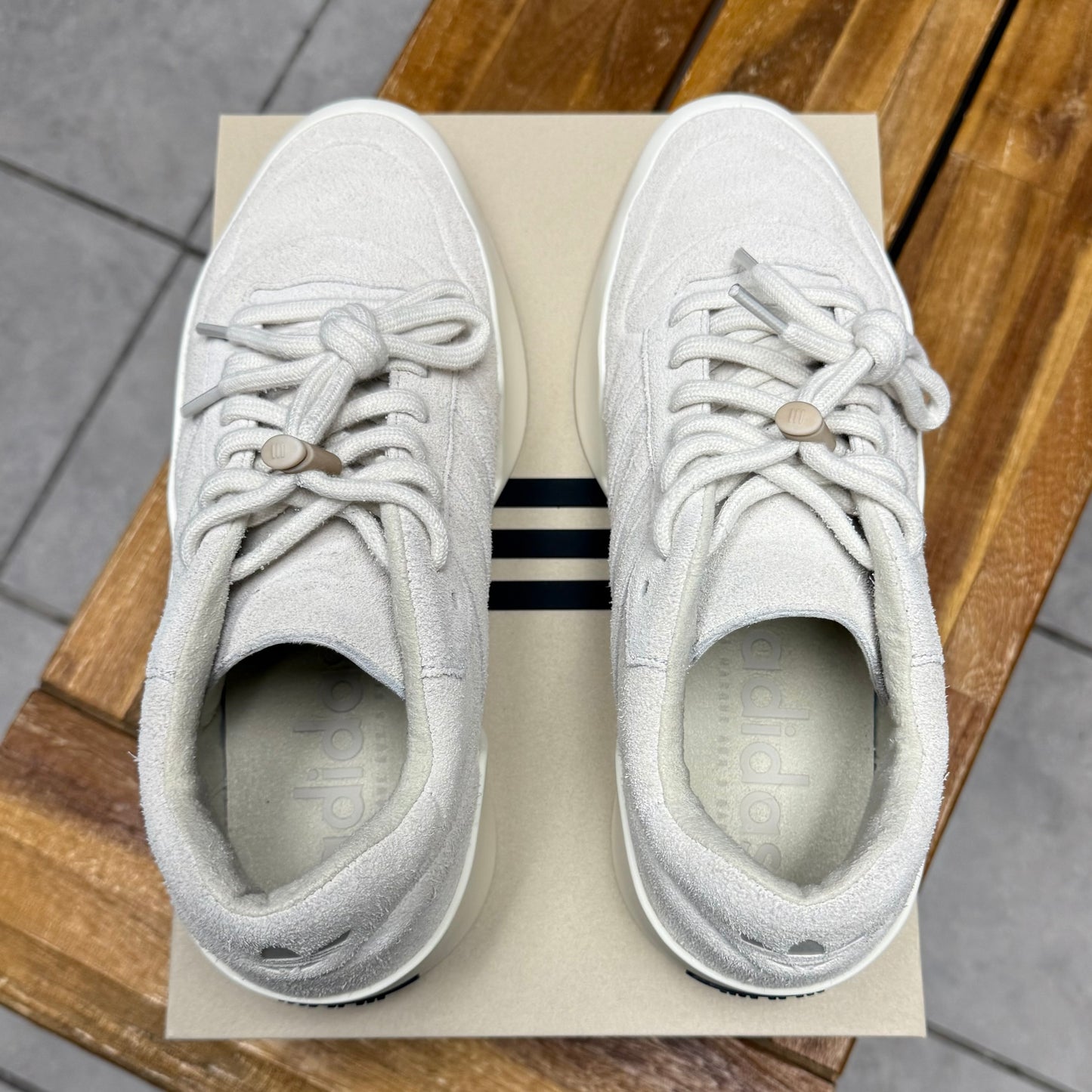 Adidas Fear of God Athletics x '86 Low ‘Talc’ (Worn)
