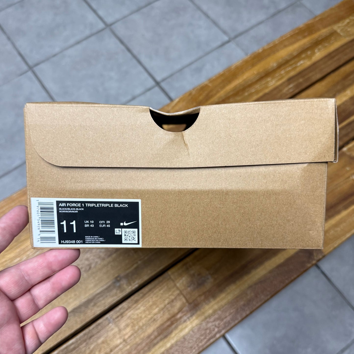 Air Force 1 Low Dirty Triple Black
