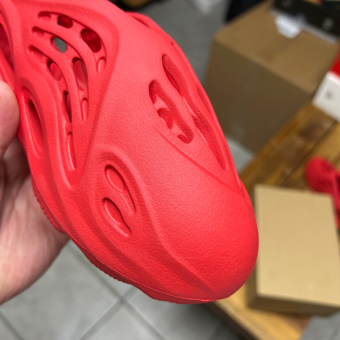 Yeezy Foam Runner Vermillion (Worn)