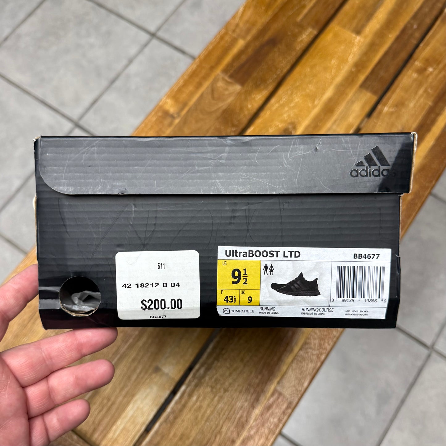 UltraBoost 1.0 Triple Black (Worn)