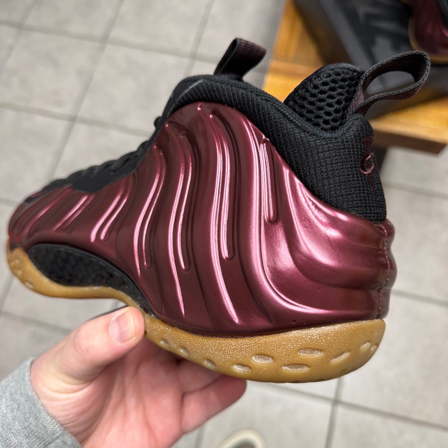 Air Foamposite One Maroon (Worn)