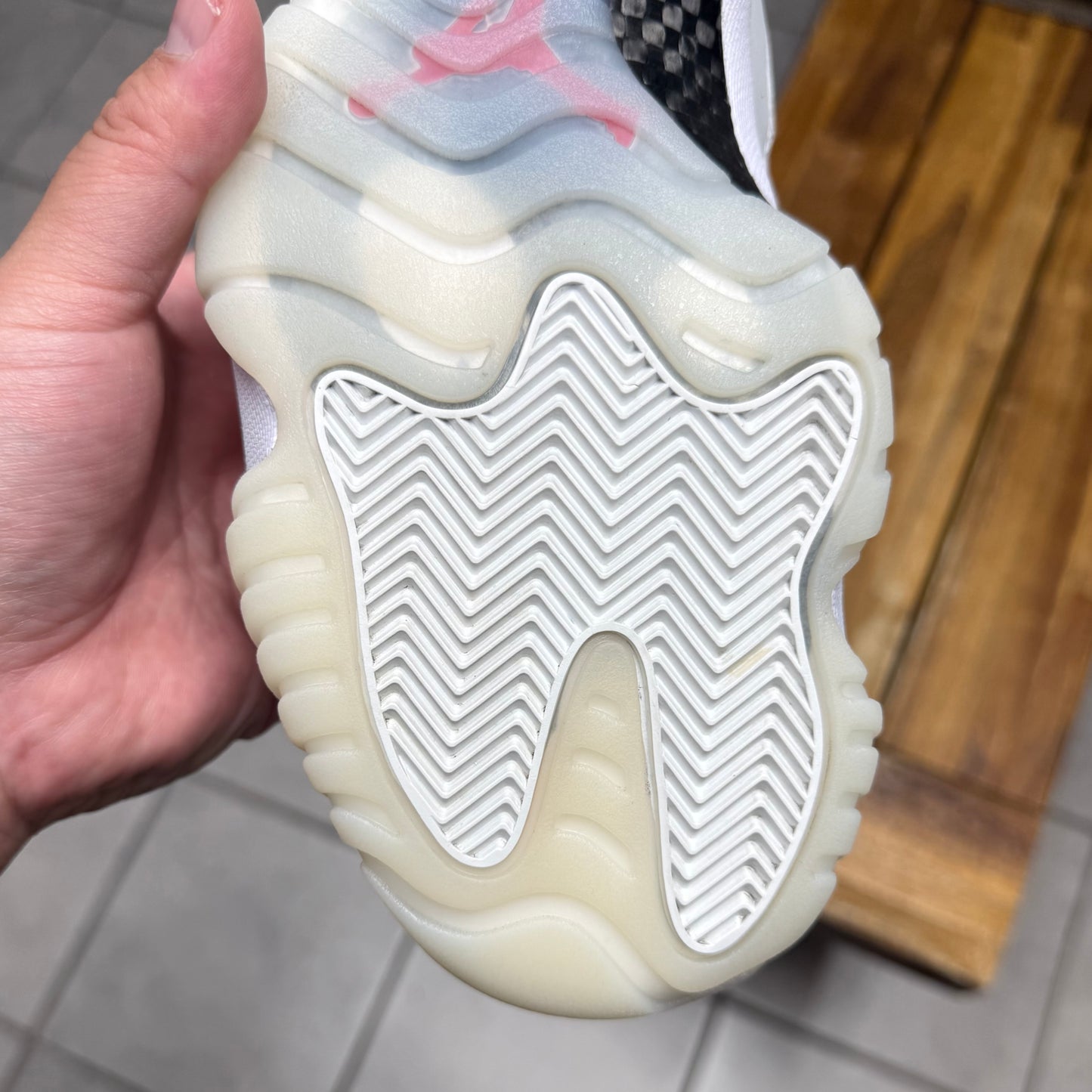Jordan 11 Platinum Tint (Worn)