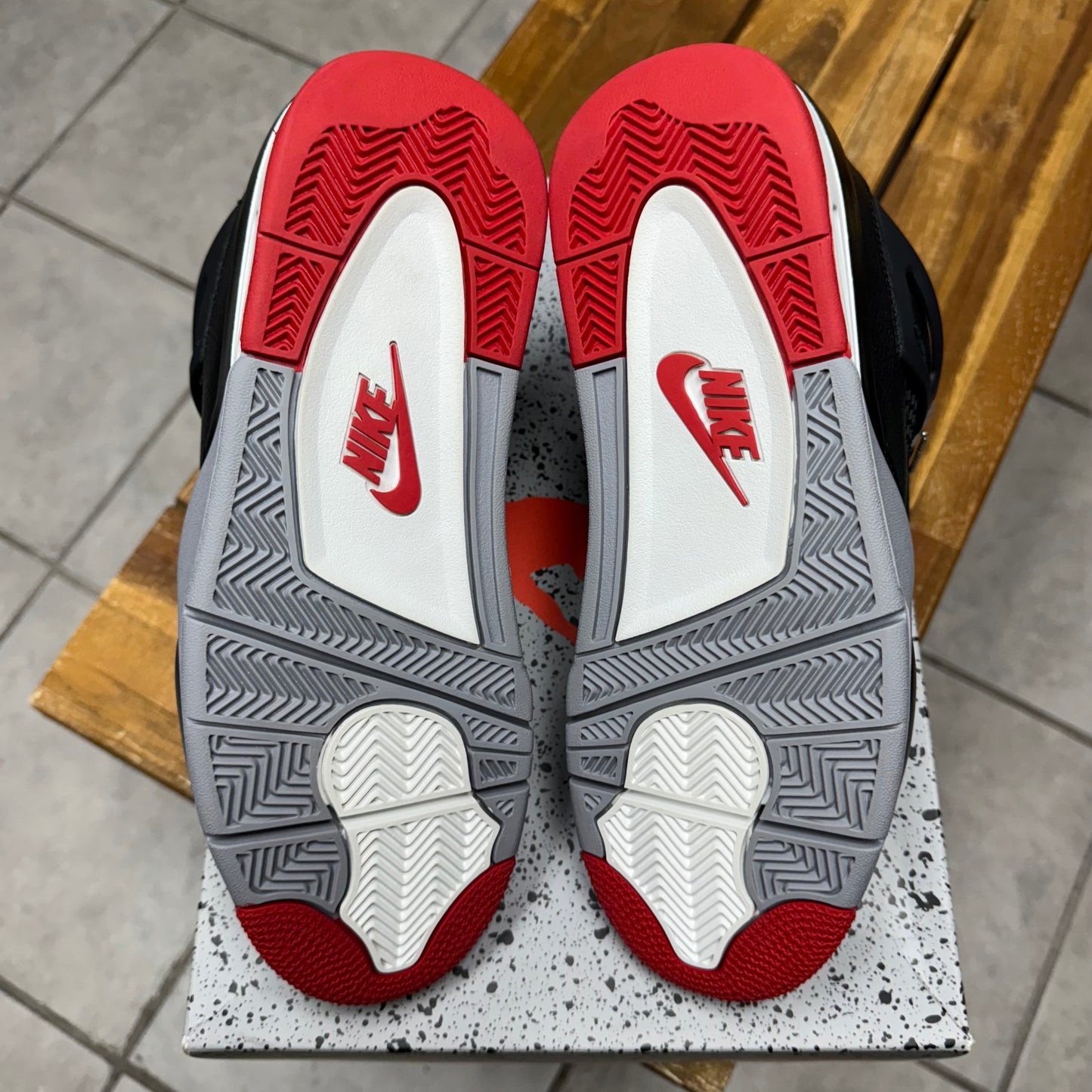 Jordan 4 Bred Reimagined (Worn)