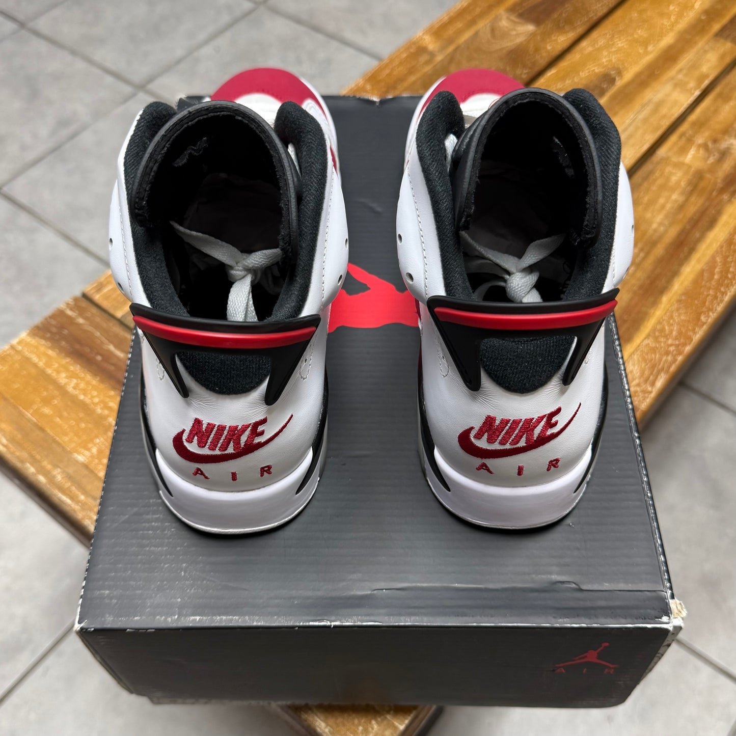 Jordan 6 Carmine (Worn)