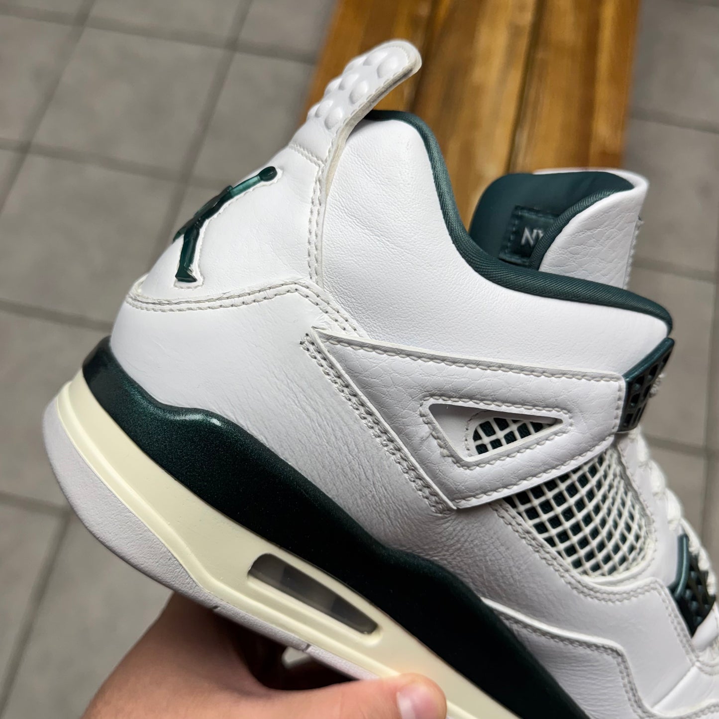 Jordan 4 Oxidized Green (Worn)