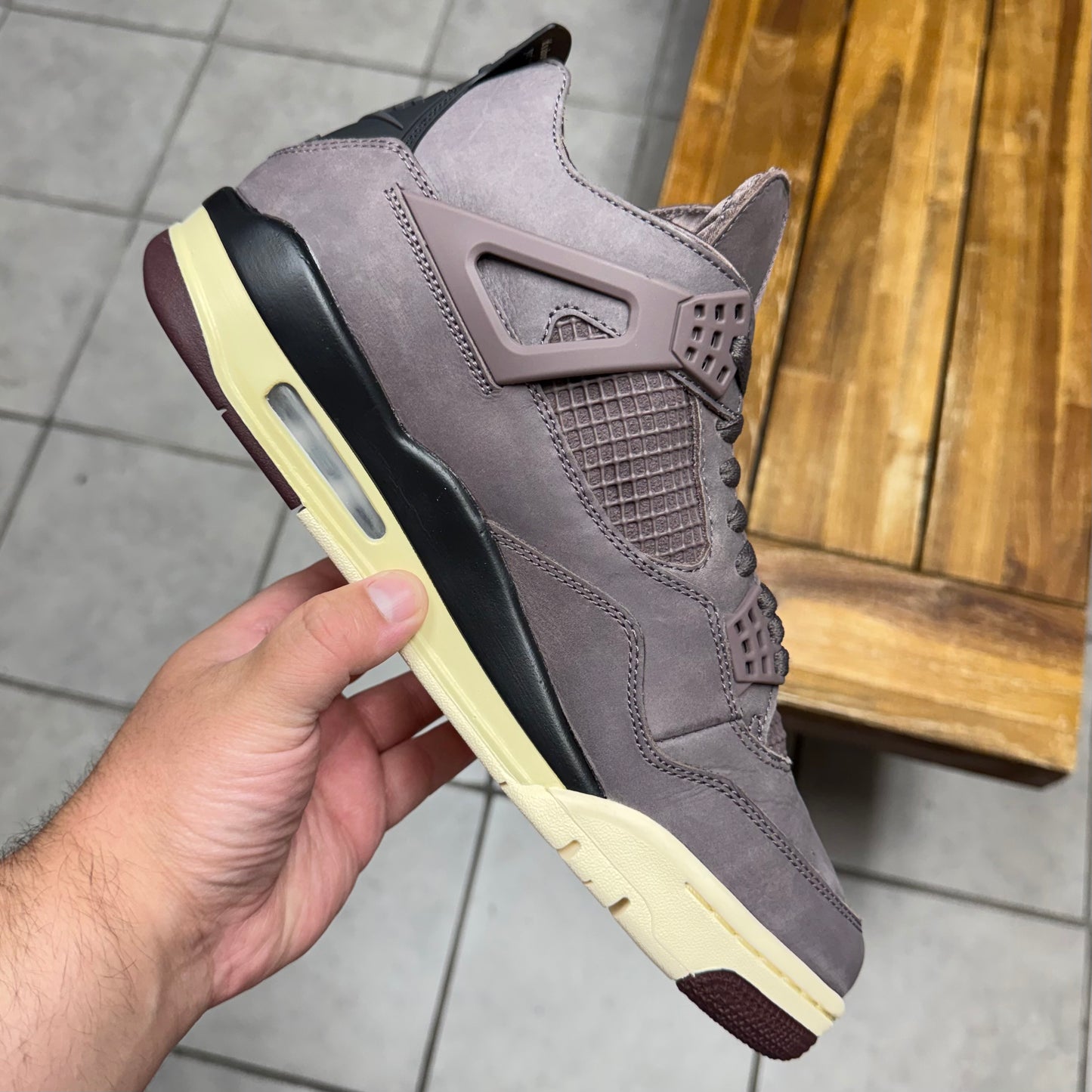 Jordan 4 x A Ma Maniére Violet Ore (Worn)