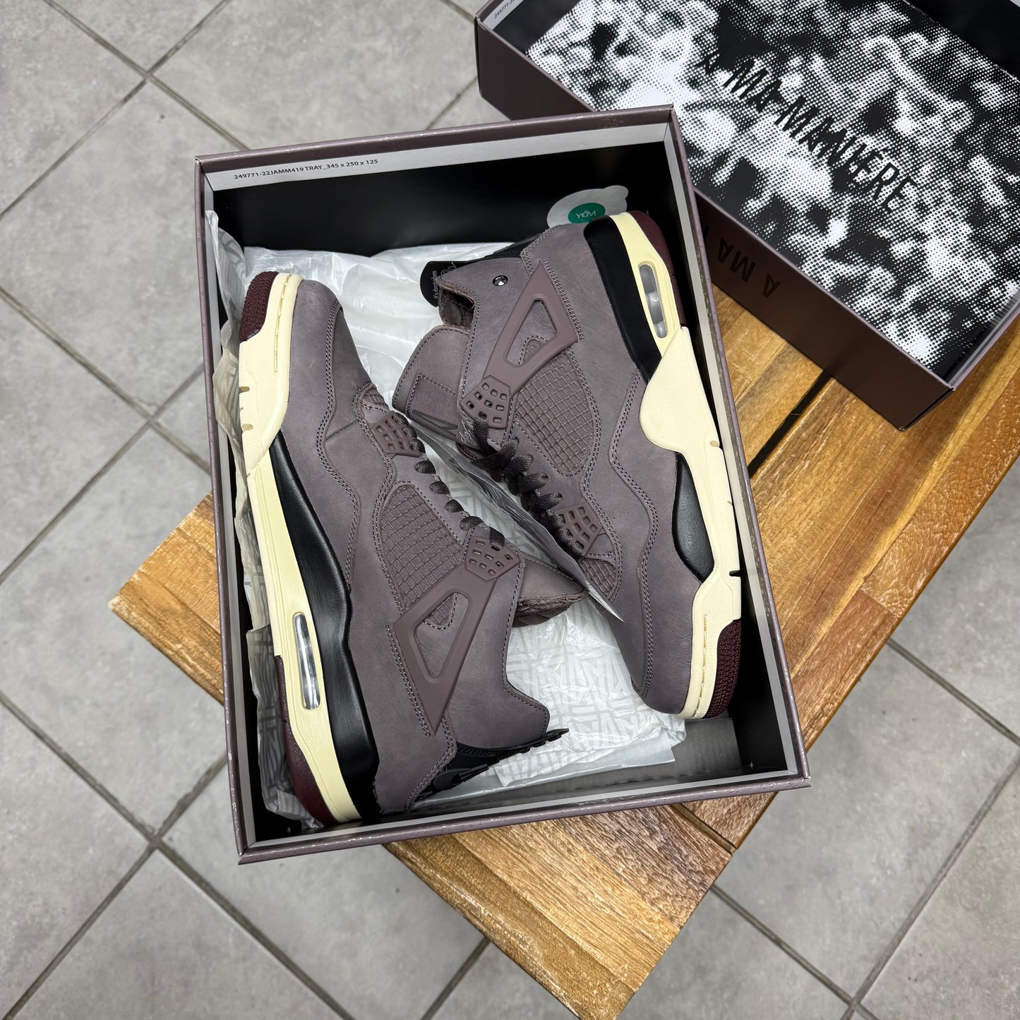 Jordan 4 x A Ma Maniére ‘Violet Ore’ (Worn)