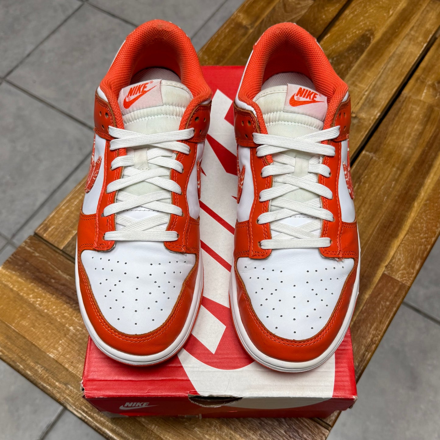 Dunk Low Orange Paisley (Worn)