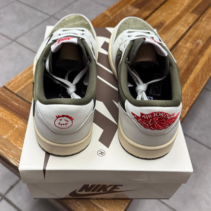 Jordan 1 Low OG x Travis Scott Medium Olive (Worn)