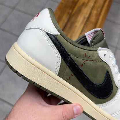 Jordan 1 Low OG x Travis Scott Medium Olive (Worn)