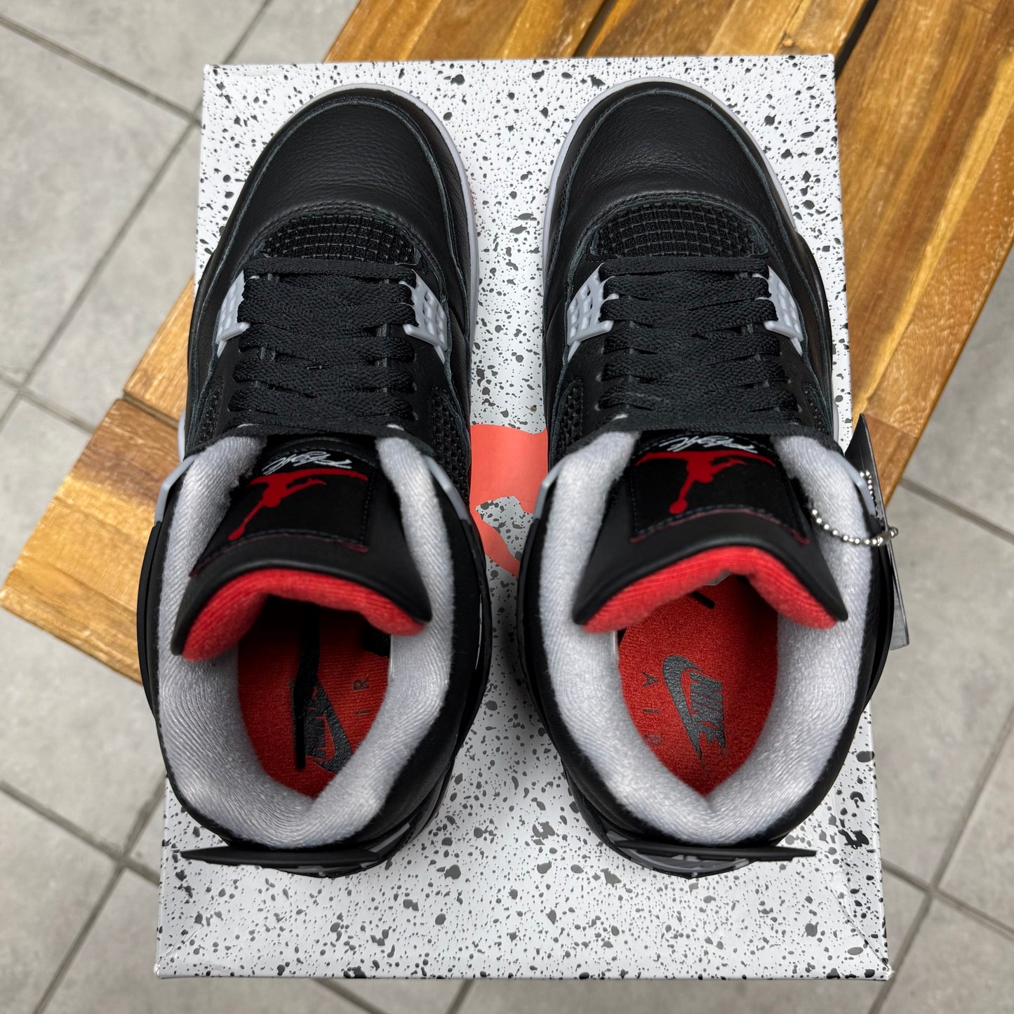 Jordan 4 Bred Reimagined (Worn)