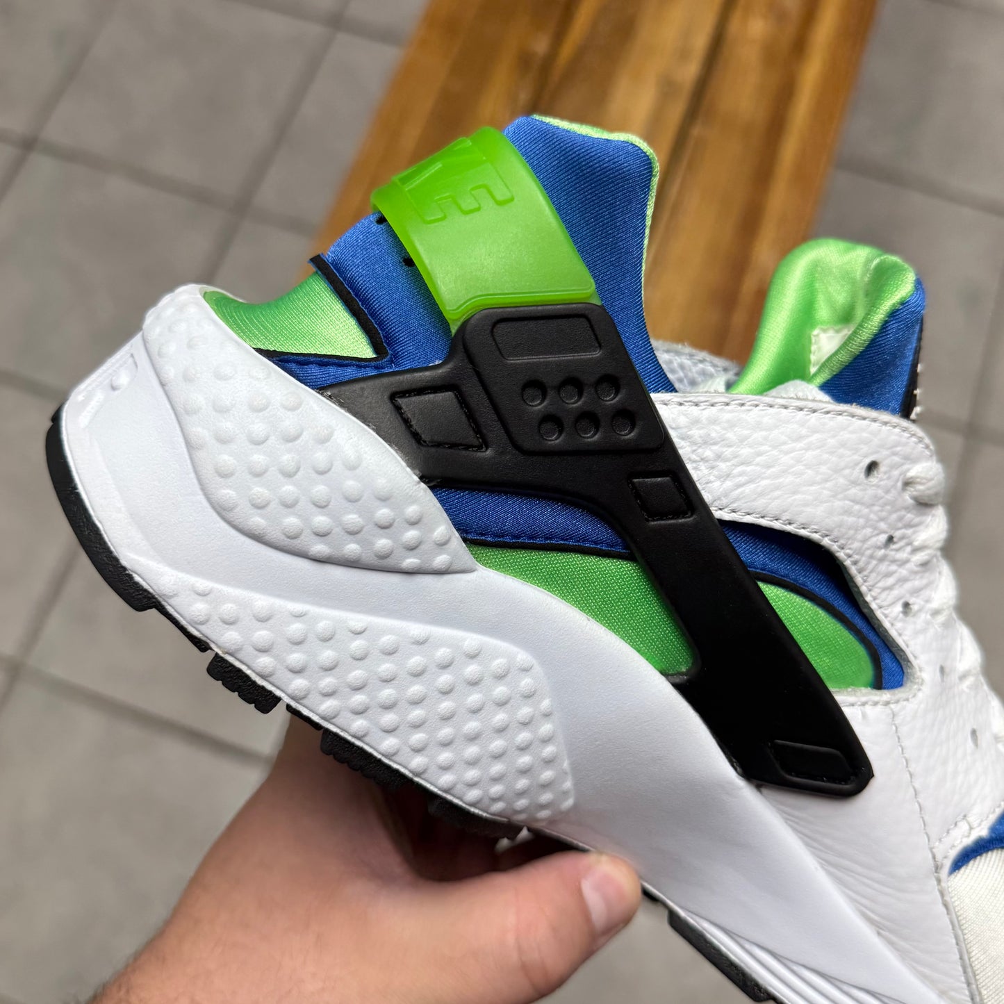 Air Huarache Scream Green 2014 (Worn)