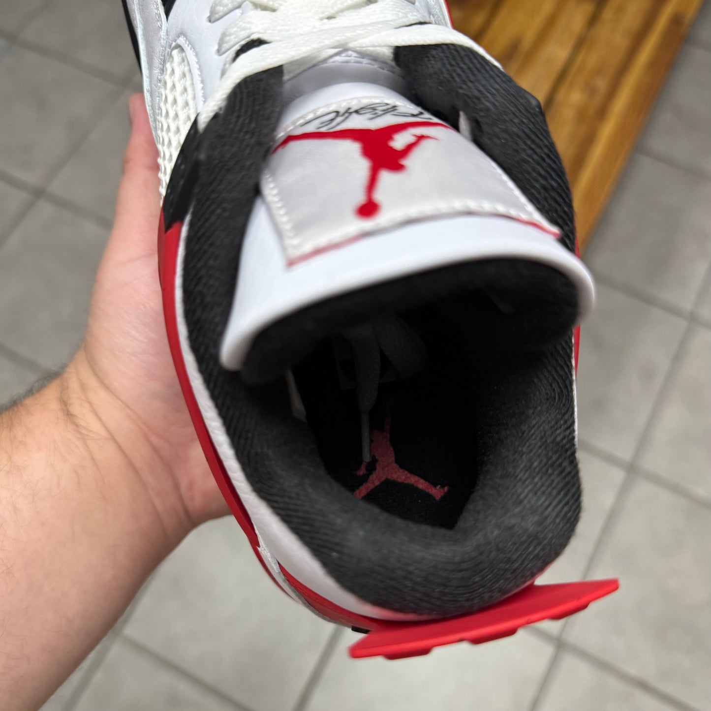 Jordan 4 Red Cement