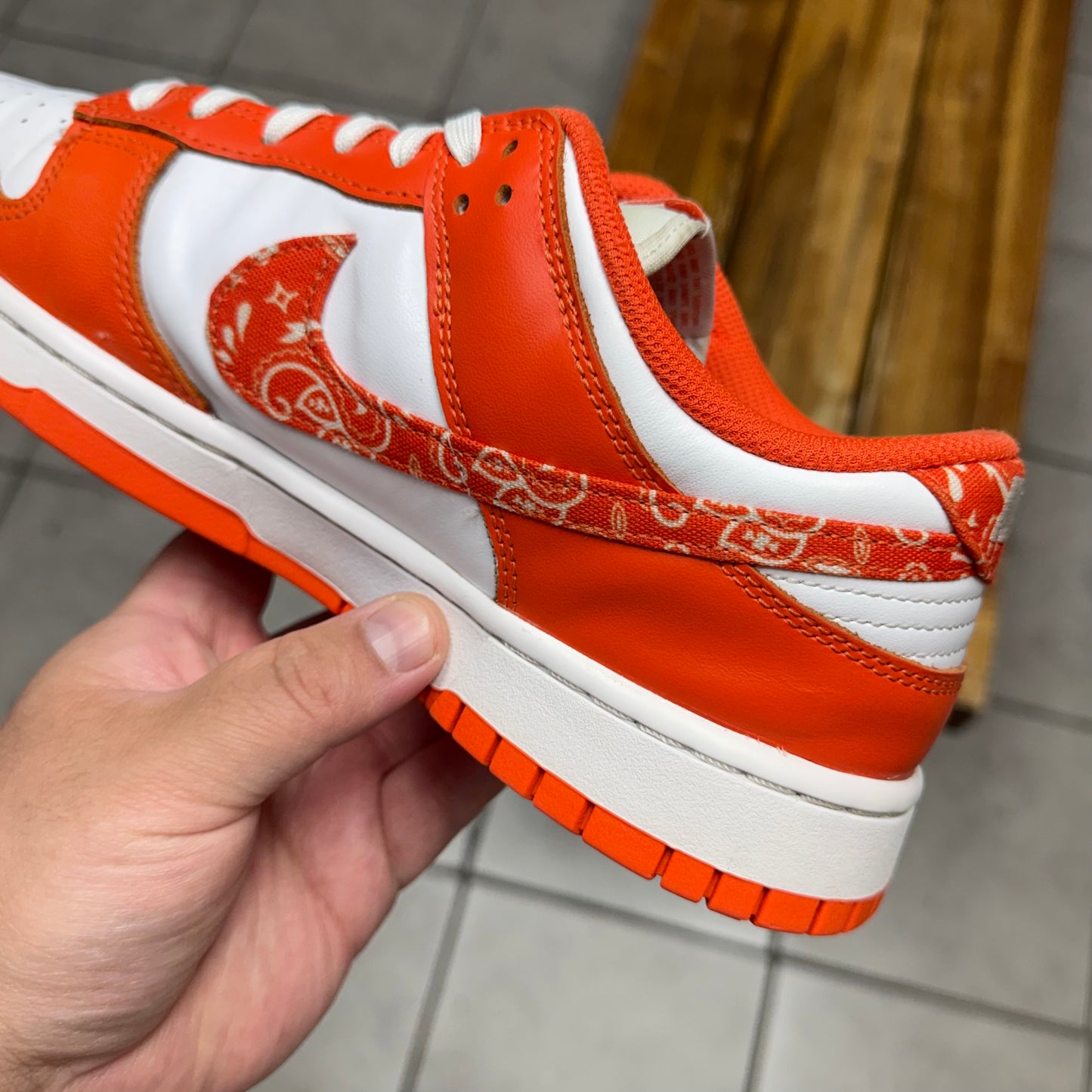 Dunk Low Orange Paisley (Worn)